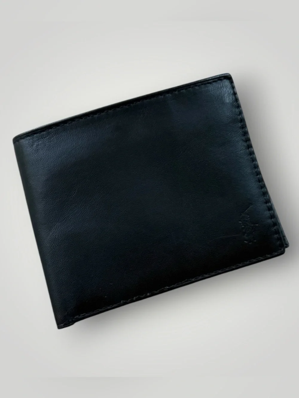 Polo Ralph Lauren classic leather bifold wallet